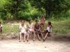 A group of children at one of the churches we visited